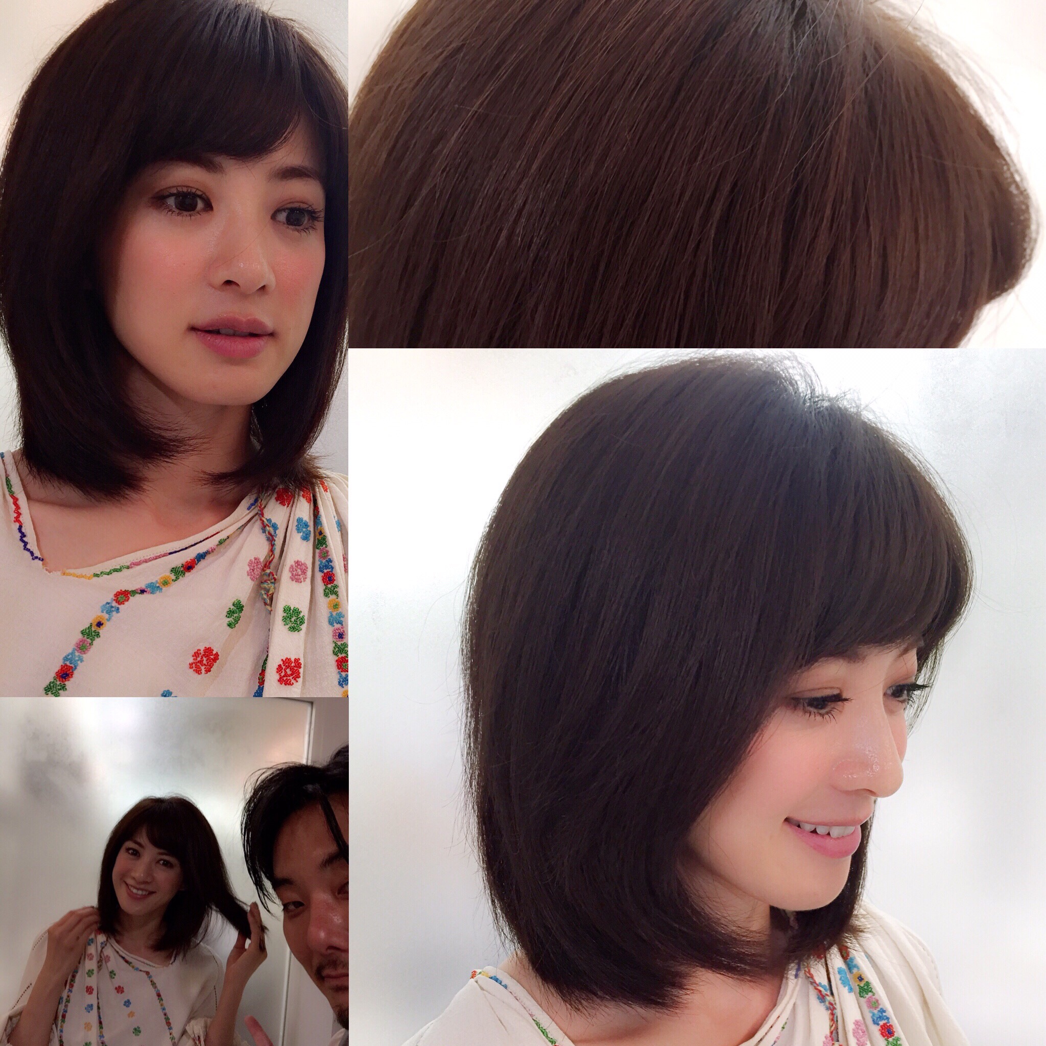 光で見えかたを変えるカラー 高垣麗子さんの髪 Naoto Kimura
